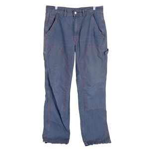 BDG Urban Outfitters Double Knee Carpenter Pants Utility Y2K Women 29 Blue Gray